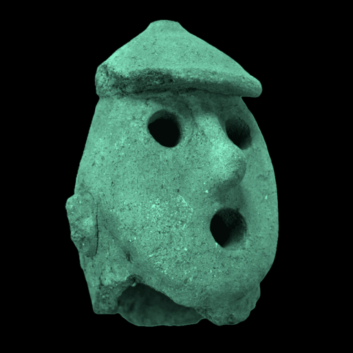 An image of a haniwa head